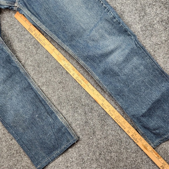 Vintage Silver Jeans Mens 29x28 Blue Straight‎ Leg Denim Casual Made Canada - Picture 6 of 8